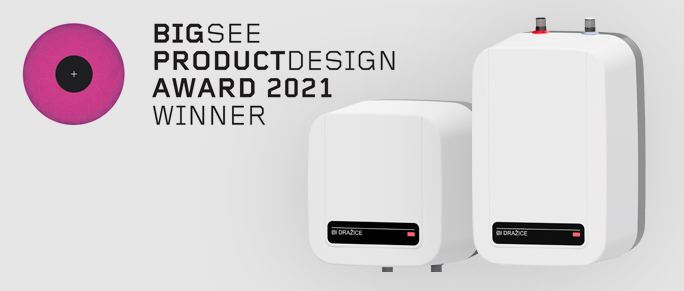 Dražický maloobjemový ohřívač vody TO získal ocenění za design BIG SEE Product Design Awards 2021 