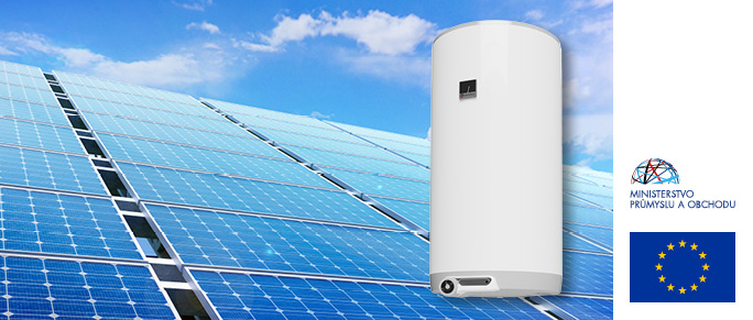 Jsme součástí projektu s názvem: „Smart fotovoltaický bojler“, který je spolufinancován Evropskou unií